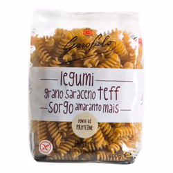Garofalo Pasta Fusilli ai Legumi Senza Glutine è una pasta dalla tipica forma attorcigliata, creata con legumi selezionati. I ...