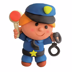 F.I.L.A. Dido' Secchiello Polizia pasta per Giocare