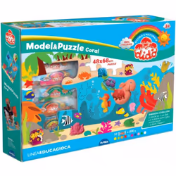 F.I.L.A. Confezione Dido' Model E Puzzle Coral 48X68Cm