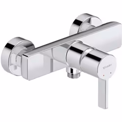 Doccia a leva batteria colore: cromo montaggio a muro larghezza della batteria 209 mm passo 150±20 mm comando a leva portata  ...