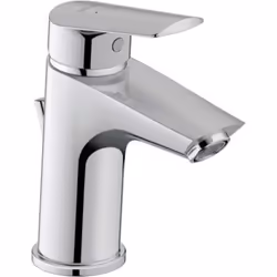 Miscelatore stan in piedi per lavabo con scarico colore: cromo altezza del rubinetto 156 mm lunghezza del beccuccio 100mm zon ...