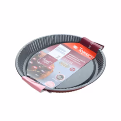 Tognana Porcellane Trat 26cm, Rotondo, Acciaio al carbonio, Grigio, Rosso