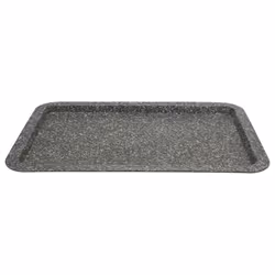 Tognana Porcellane Teglia Rettangolare 38x26cm Sweet Cherry, Rettangolare, Acciaio al carbonio, Grigio, Rosso