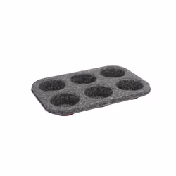 Tognana Porcellane Stampo Muffin 6 Cups Sweet Cherry, Stampo per muffin, Rettangolare, Superficie piana, 260 °C, Grigio, Ross ...