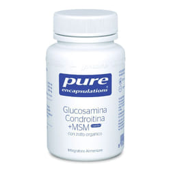 Pure Encapsulations Glucosamina Condroitina + MSM per Articolazioni 30 Capsule