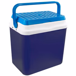 Frigo termico Giostyle Bravo 29,5 l, blu. Ideale per picnic e gite, robusto e facile da pulire. Coperchio reversibile usabile ...