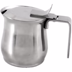Cremiera/lattiera mignon in acciaio inox con coperchio, cl.7, collezione Alpi. Cremiera C/Cop.137 Cl.7- SPECIFICHE DEL PRODOT ...
