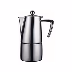 Codice: 114715 Marca: ILSA. Dettagli Tecnici LineaSlancio TipologiaCaffettiera MaterialeAcciaio inox 18/10 Numero di Tazze2 C ...