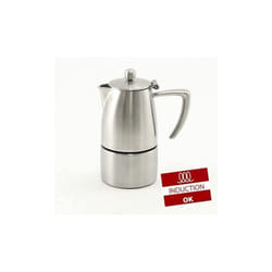 Ilsa - Caffettiera per induzione satinata espresso slancio 1 tazza