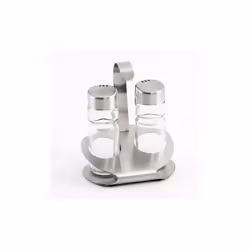 Set sale e pepe in vetro ed acciaio inox, con stand. Stand Sale/Pepe Inox 1249- SPECIFICHE DEL PRODOTTO -Set Sale E Pepe In V ...