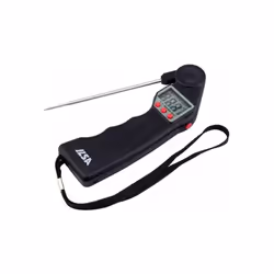 Termometro digitale con sonda regolabile cm 11,5 Abs e acciaio inox 18/10 Gradi da -50°/+300° Alimentazione 1 pila 1,5V inclu ...