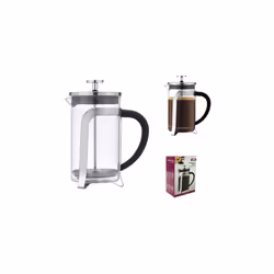 CAFF/TEIERA PRESSOFILTRO Caffettiera, teiera, infusiera in vetro borossiicato pressofiltro con pressa francese Cl.60. Caffett ...