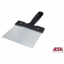 Spatola manicata raschietto con lama curva flessibile, impugnatura in materiale antiurto e antigraffio, lama in acciaio inox. ...