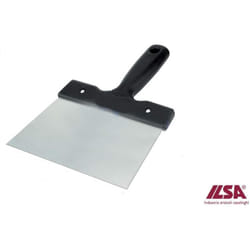 Ilsa - spatola raschietto a stecca per cioccolato in acciaio inox 10X18