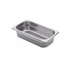 BACINELLA GN 1/3 Bacinella GN 1/3 in acciaio inossidabile 18/10. Bacinella Gn 1/3 Lt.7,8 H.200 1613 200- SPECIFICHE DEL PRODO ...