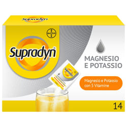 Supradyn Magnesio e Potassio Integratore sport Bustine Effervescenti 14 pz Bustina