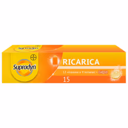 Supradyn Ricarica Integratore Multivitaminico e Minerali Compresse Eff 15 pz effervescenti