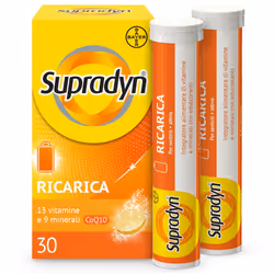Supradyn Ricarica Integratore Multivitaminico e Minerali Compresse Eff 30 pz effervescenti