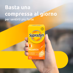 Supradyn Ricarica Integratore Multivitaminico e Minerali Compresse Eff 30 pz effervescenti - Vista aggiuntiva 4