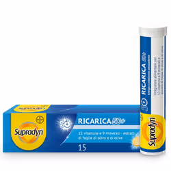 Supradyn Ricarica 50+ Integratore Vitamine e Minerali Compresse Eff 15 pz effervescenti