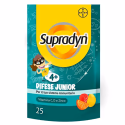 Supradyn Difese Junior Integratore per Bambini Caramelle Gommose 41,25 g