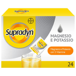 Supradyn Magnesio e Potassio Integratore sport Bustine Effervescenti 24 pz Bustina
