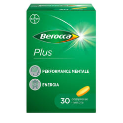 Berocca Plus Integratore Vitamine Minerali per Energia e Concentrazione Compresse 30 pz
