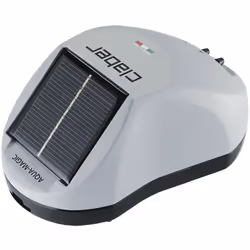 Kit pronto all’uso per impianto indipendente a goccia. Include programmatore, dotato di pannello fotovoltaico, e pompa integr ...