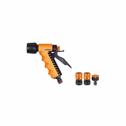 PISTOLA LANCIA STARTER KIT CLABER 8551 Il kit contiene: presa per rubinetto 3/4" con riduzione 3/4"-1/2", raccordo automatico ...