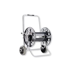 Claber - Avvolgitubo Manuale in Metallo con Ruote Metal Profy 8895