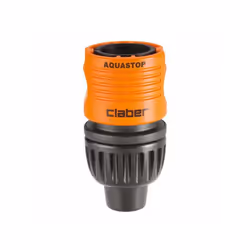 Innesto rapido femmina Portagomma con stringituboAdatto per tubi mm 9/13 Dispositivo acquastop