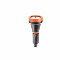 Lancia multifunzione ad elevato passaggio dacqua.Piastra forata in acciaio inox. Ruotando la testa si ottengono 3 getti diver ...