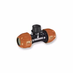 90325 T Ø 20 mm Filetto 1/2” M 90325T Ø 20 mm Filetto 1/2” M Serve per il collegamento in serie dei microirrigatori a scompar ...
