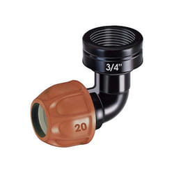 Claber - Gomito 20 mm, 3/4' femmina