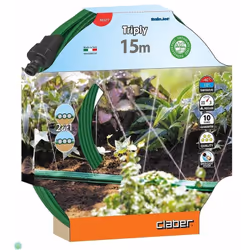 Tubo Triploforato per irrigare bordure, aiuole, piccoli orti o giardini. Per un'esperienza di irrigazione pratica e versatile ...