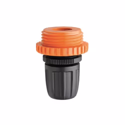 Claber 91015 Block-System Raccordo filettato 3/4" - 1" per collegare il tubo collettore da 1/2" (13-16 mm) a una presa con fi ...