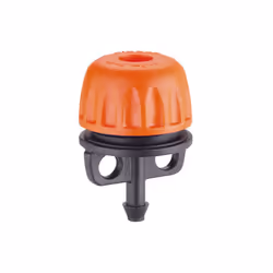 Gocciolatore per applicazione diretta sul tubo collettore da 1/2” (13-16 mm) o sul tubo capillare da 1/4” (4-6 mm). Regolabil ...