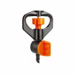 Microirrigatore regolabile Claber; Grazie al suo design ergonomico, si installa facilmente ad incastro sul tubo collettore, s ...