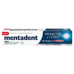 Mentadent White System Dentifricio sbiancante 75 ml