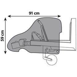 Lampa - Copertura di protezione per giunti dei carrelli e roulotte