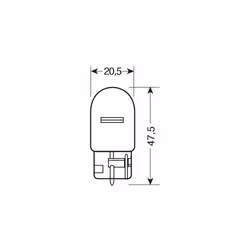 Lampa 58097 lampadina per auto