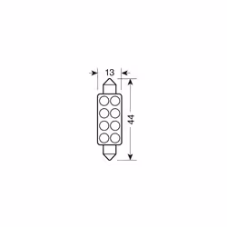 Lampa 58437 lampadina per auto
