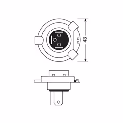 Lampa 58633 lampadina per auto