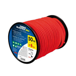 Lampa Corda Elastica In Bobina - D.8 Mm - 50 M - Rosso, colore Rosso