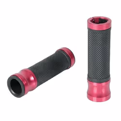 Lampa Manopole Metal Grips, Accessorio per manubrio, Motocicletta, Alluminio, Gomma, 5 mm, 2,5 cm, 120 mm