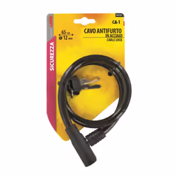 Lampa Cavo antifurto in acciaio Ø 12 mm - 65 cm - Vista aggiuntiva 4