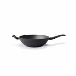TVS Virtus Induction Wok 32 cm, Rotondo, Wok/padella per cottura al salto, Nero, R3SiSTEK, Virtus Induction, Alluminio