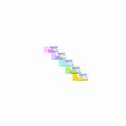 Giotto Minigomma Pastel 5 pz - Vista aggiuntiva 4