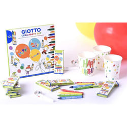 FILA Giotto Party Set Cera - Confezione Da 10 Blister Cera Per Giocare Tutti Insieme