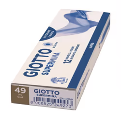FILA Giotto Supermina Oro - Diametro Mina 3,8Mm - Confezione Da 12 Pezzi, Stampo per modellare per bambini